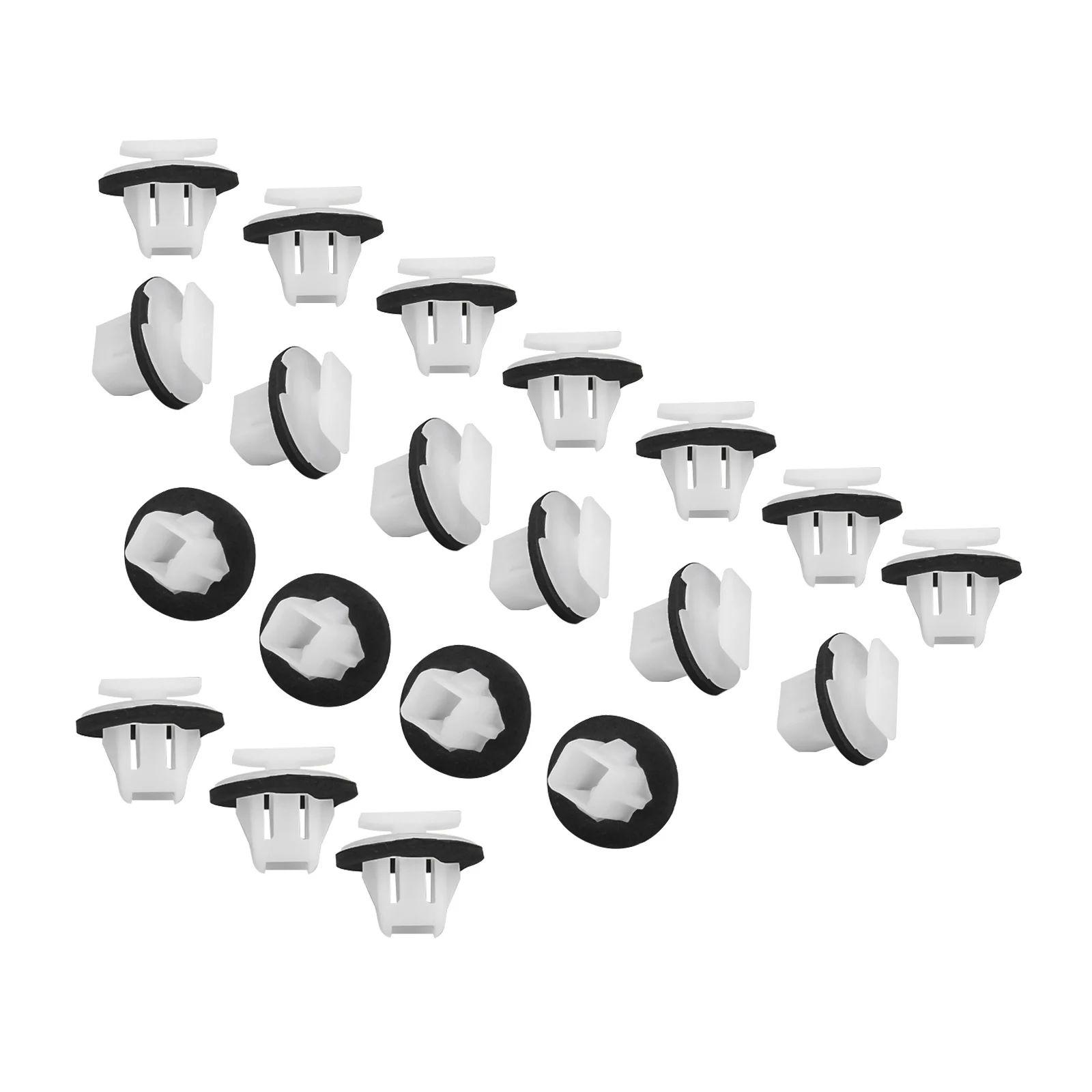 20pcs Car Rivets Clips Plastic Wheel Arch Surround Trim Fit for Nissan Juke & X-Trail T31 Mounting Hole 9mm Two Colors
20pcs Car Rivets Clips Plastic Wheel Arch Surround Trim Fit for Nissan Juke & X-Trail T31 Mounting Hole 9mm Two Colors