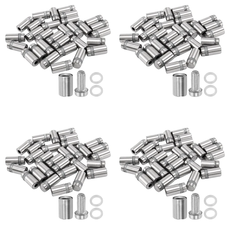 120 Pieces 12 X 22Mm Stainless Steel Spacer Glass Holder Sign Mounting 
120 Pieces 12 X 22Mm Stainless Steel Spacer Glass Holder Sign Mounting