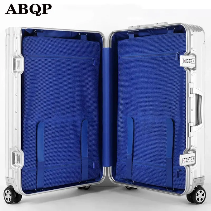 XQ100% Aluminum-Magnesium 20/24/26/29 Inch Rolling Luggage Business Travel Suitcase Aluminum Spinner Trolley Bag On Wheel
XQ100% Aluminum-Magnesium 20/24/26/29 Inch Rolling Luggage Business Travel Suitcase Aluminum Spinner Trolley Bag On Wheel