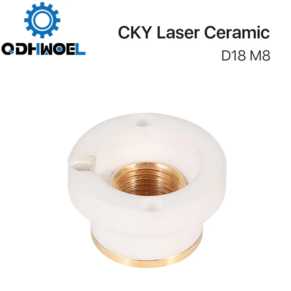 OEM CKY Laser Ceramic Diameter 18mm M8 Thread Nozzle Holder Accessories for CKY 3D Laser Cutting Head
OEM CKY Laser Ceramic Diameter 18mm M8 Thread Nozzle Holder Accessories for CKY 3D Laser Cutting Head