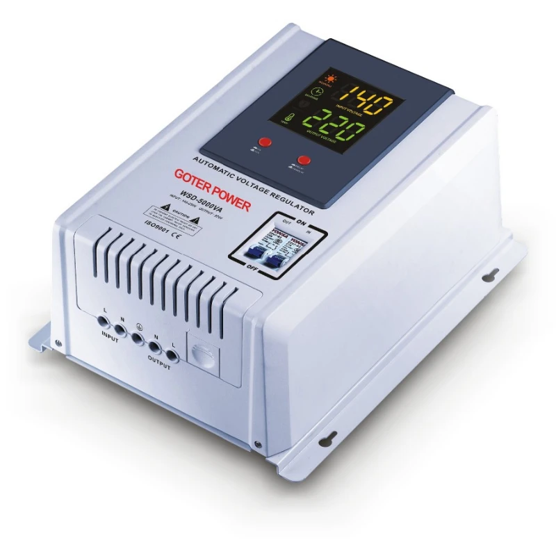 wall mounted single phase input 90-250v output voltage 220v servo stabilizer 1000VA automatic voltage regulator/stabilizer
wall mounted single phase input 90-250v output voltage 220v servo stabilizer 1000VA automatic voltage regulator/stabilizer