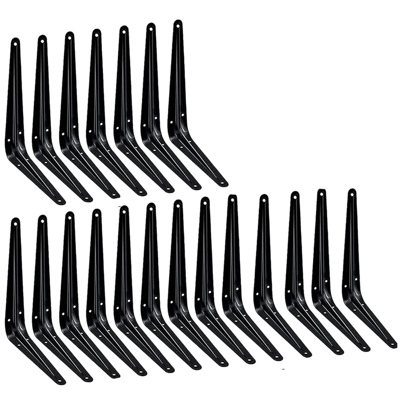 20 Pack Shelf Bracket 8 Inch, Heavy Duty Metal Shelf Brackets - Floating Shelf Support Bracket Decorative Wall Brackets
20 Pack Shelf Bracket 8 Inch, Heavy Duty Metal Shelf Brackets - Floating Shelf Support Bracket Decorative Wall Brackets