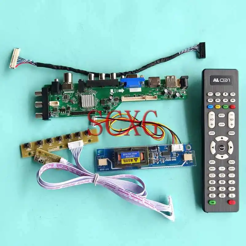 Для HT156WX1 LM156WH1 M156B1 ЖК-цифровой контроллер DVB плата 1366*768 комплект 15,6 "USB HDMI-совместимый VGA AV LVDS 30 Pin 2-CCFL
Для HT156WX1 LM156WH1 M156B1 ЖК-цифровой контроллер DVB плата 1366*768 комплект 15,6 "USB HDMI-совместимый VGA AV LVDS 30 Pin 2-CCFL