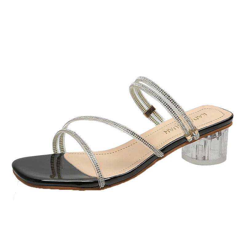 Fashion Women Sandals Summer Shoes Luxury Beach Ladies Sandal Comfortable High Heels Woman Transparent Crystal Heel Slippers
Fashion Women Sandals Summer Shoes Luxury Beach Ladies Sandal Comfortable High Heels Woman Transparent Crystal Heel Slippers