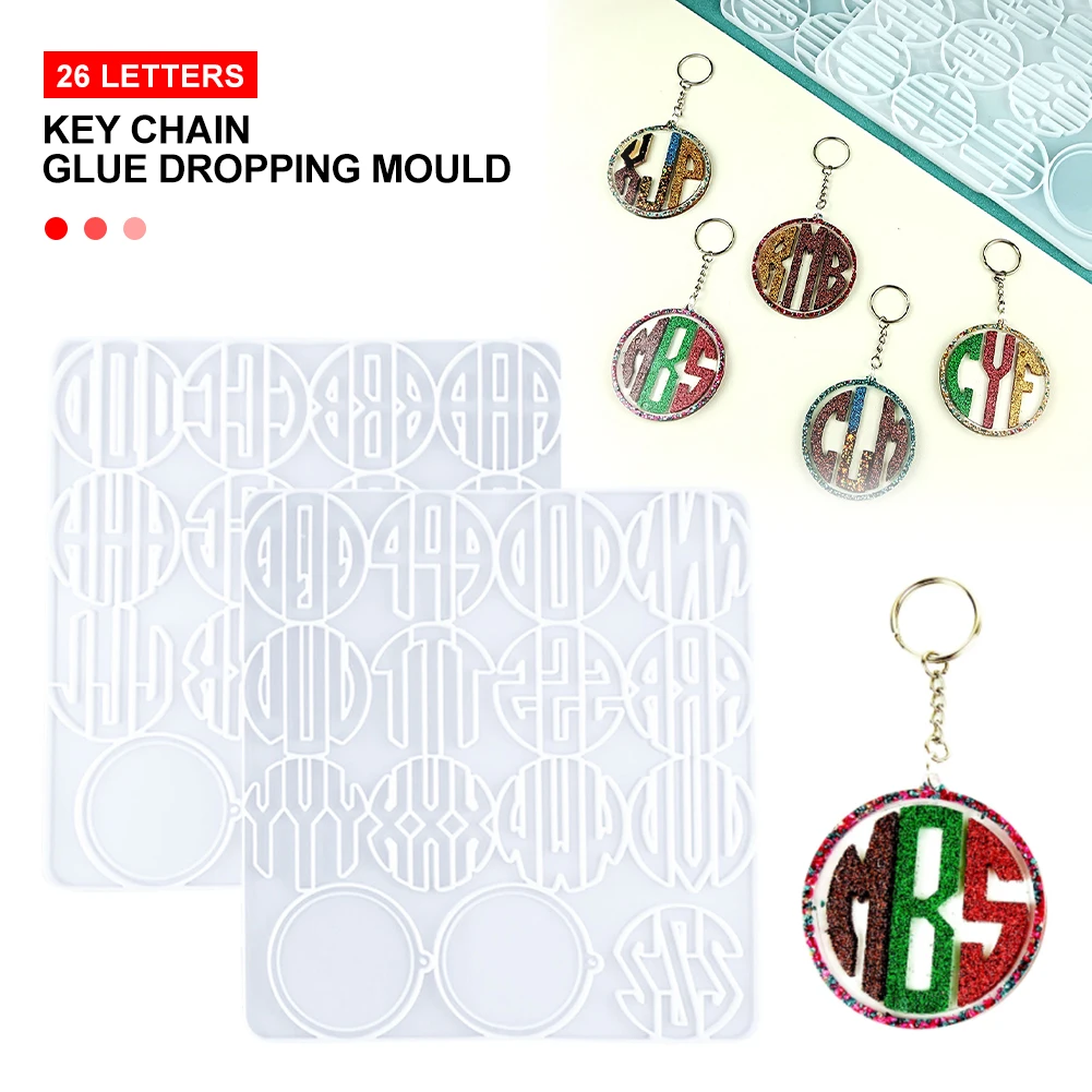 2Pcs Resin Keychain Silicone Mold For DIY Necklace And Keychain Crystal Jewelry Making Alphabet Letter Keychain Epoxy Resin Mold
2Pcs Resin Keychain Silicone Mold For DIY Necklace And Keychain Crystal Jewelry Making Alphabet Letter Keychain Epoxy Resin Mold