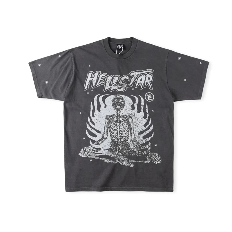 Hellstar High Street Short Sleeve T-shirt Summer American Fashion Brand REACH YOUR INNER PEACE
Hellstar High Street Short Sleeve T-shirt Summer American Fashion Brand REACH YOUR INNER PEACE