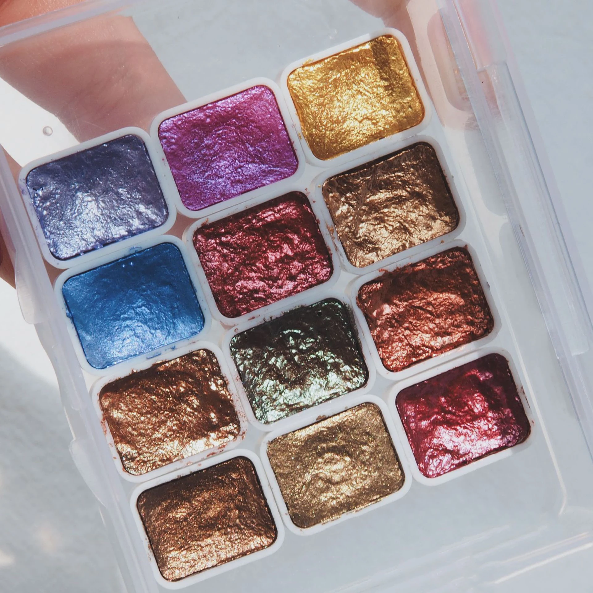 6-12 colors Nail Solid Pigment Watercolor Blue Purple Green Manicure Decor Metallic Draw Smudge Glitter Watercolor Nail Pigment
6-12 colors Nail Solid Pigment Watercolor Blue Purple Green Manicure Decor Metallic Draw Smudge Glitter Watercolor Nail Pigment