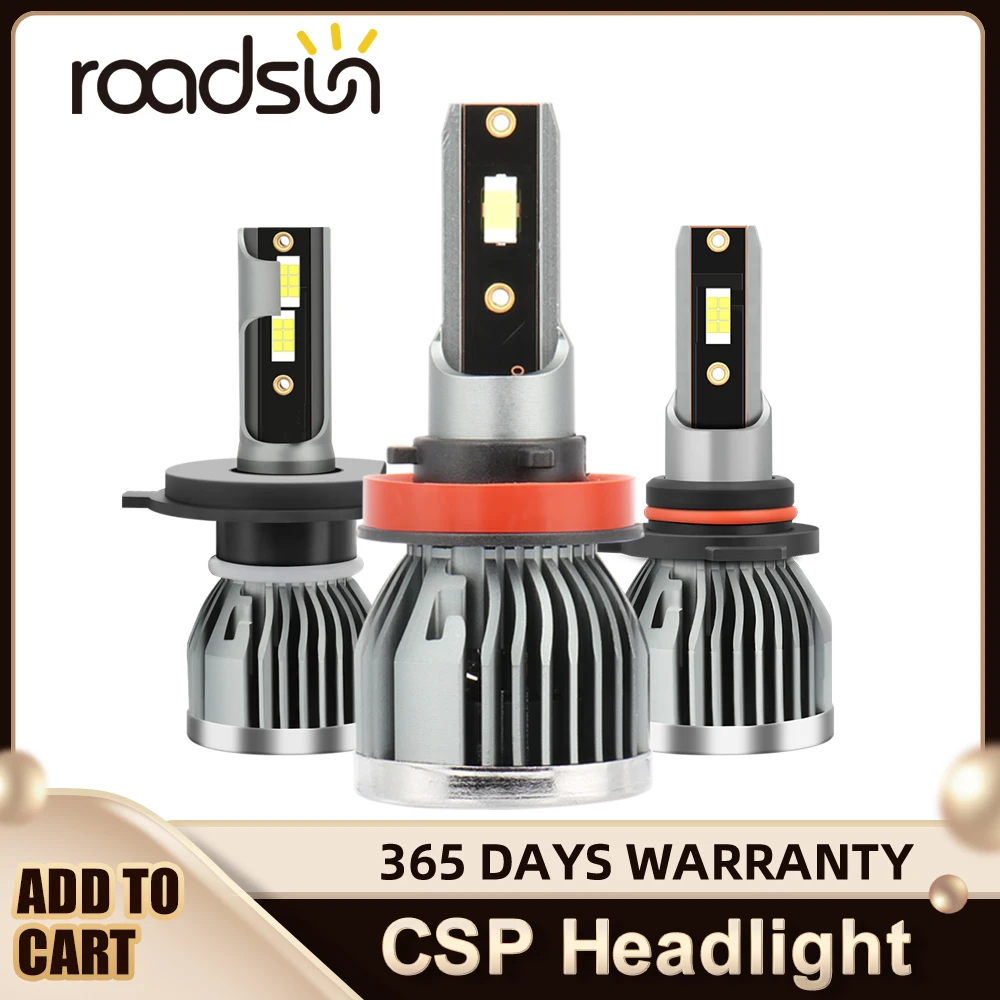 Car Headlight Bulbs H4 LED CSP H13 9004 9007 High Low Beam Lamps 5000K 6000K H1 H7 H8 H9 H11 9005 9006 9012 HIR2 880 Fog Lights
Car Headlight Bulbs H4 LED CSP H13 9004 9007 High Low Beam Lamps 5000K 6000K H1 H7 H8 H9 H11 9005 9006 9012 HIR2 880 Fog Lights