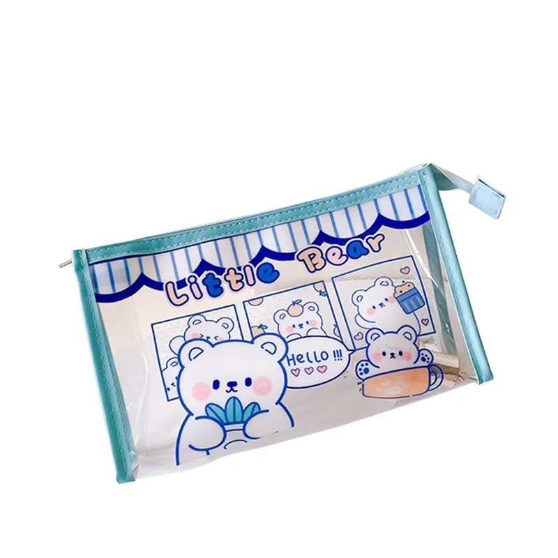Transparent Ins Large Capacity Pencil Bag Korean Portable Student Pen Pouch Cosmetics Storage Bag TPU Office School Supplies
Transparent Ins Large Capacity Pencil Bag Korean Portable Student Pen Pouch Cosmetics Storage Bag TPU Office School Supplies