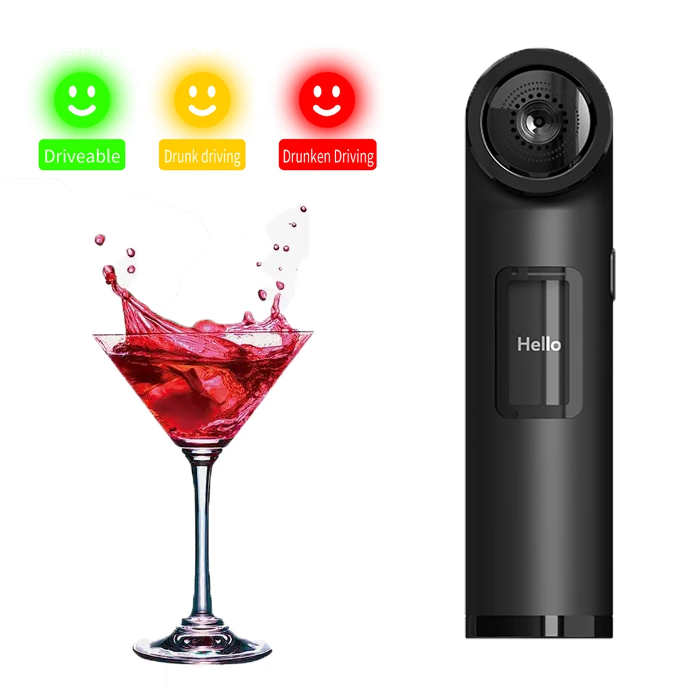 Professional-Grade Breathalyzer Portable Breath Alcohol Tester High-Accuracy Rechargeable Digital Breathalyzer for Driver Police
Professional-Grade Breathalyzer Portable Breath Alcohol Tester High-Accuracy Rechargeable Digital Breathalyzer for Driver Police