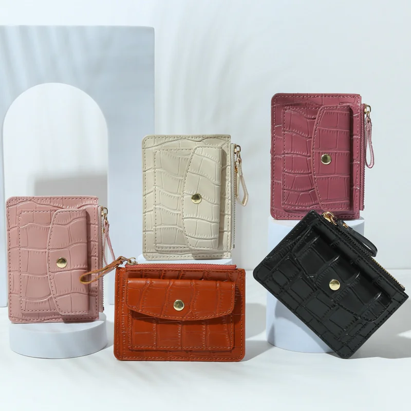 Mini Coin Purse Card Bag Fashion Women Simple Wallet PU Leather Multi-Slots Zipper Keychain Small Lady Key Holder Portable
Mini Coin Purse Card Bag Fashion Women Simple Wallet PU Leather Multi-Slots Zipper Keychain Small Lady Key Holder Portable