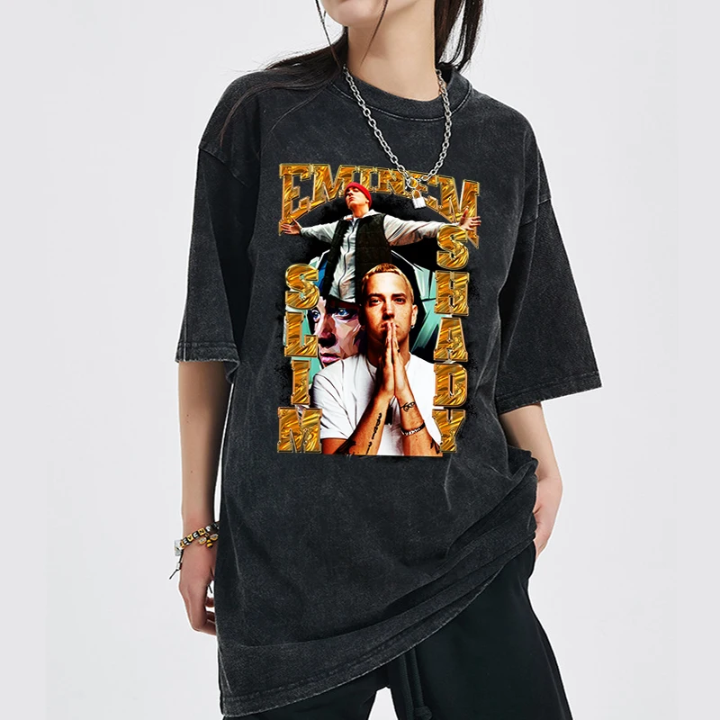 Eminem 2022 Neutral Brand Men's Cotton Clothing Women Oversized T-Shirts Casual Fashion Washed Tops Hip Hop Harajuku Autumn Tees
Eminem 2022 Neutral Brand Men's Cotton Clothing Women Oversized T-Shirts Casual Fashion Washed Tops Hip Hop Harajuku Autumn Tees