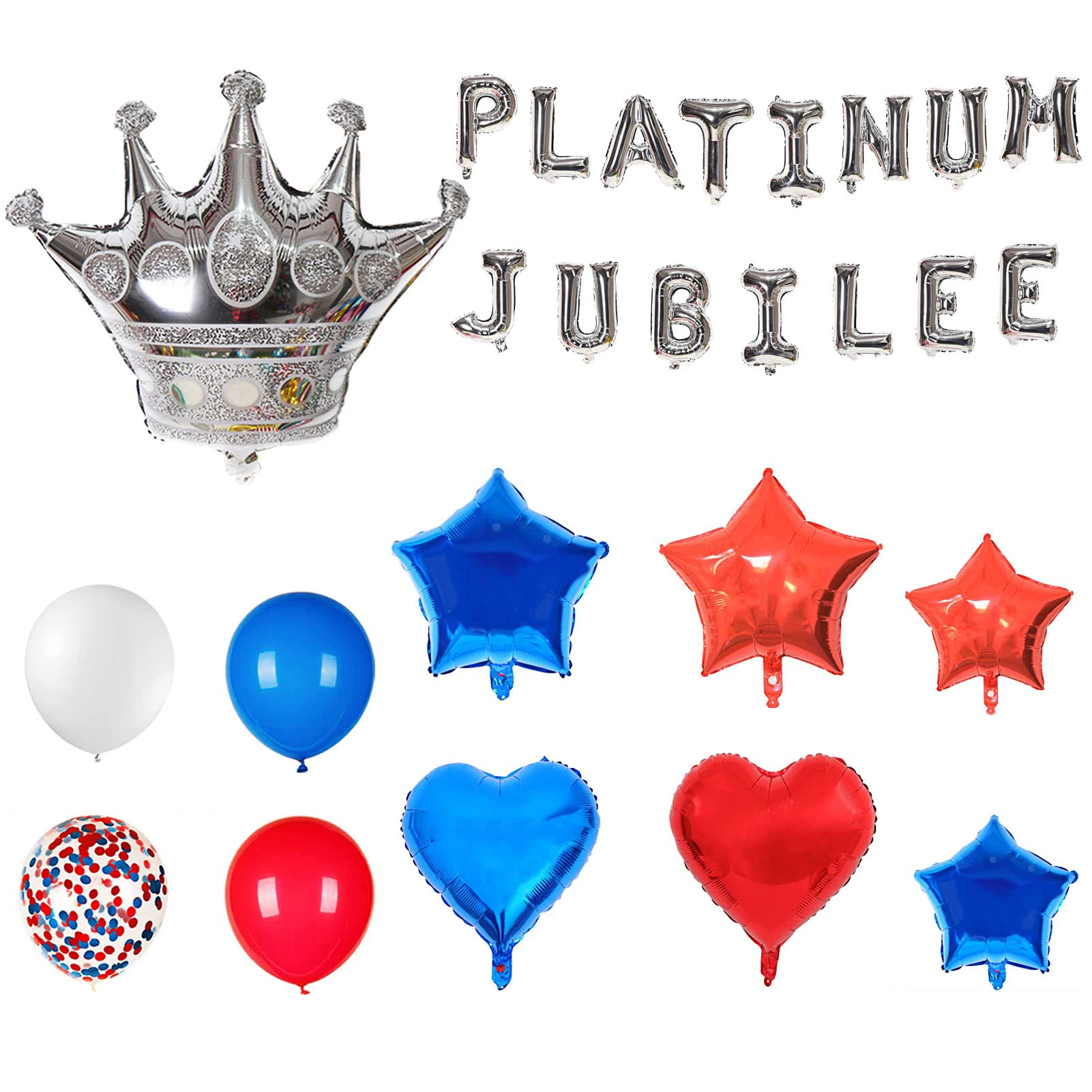 Jubilee Balloons 2022 Decorative Balloons Kit Street Party Celebration 2022 Decoration British Queen's 70th Anniversary
Jubilee Balloons 2022 Decorative Balloons Kit Street Party Celebration 2022 Decoration British Queen's 70th Anniversary