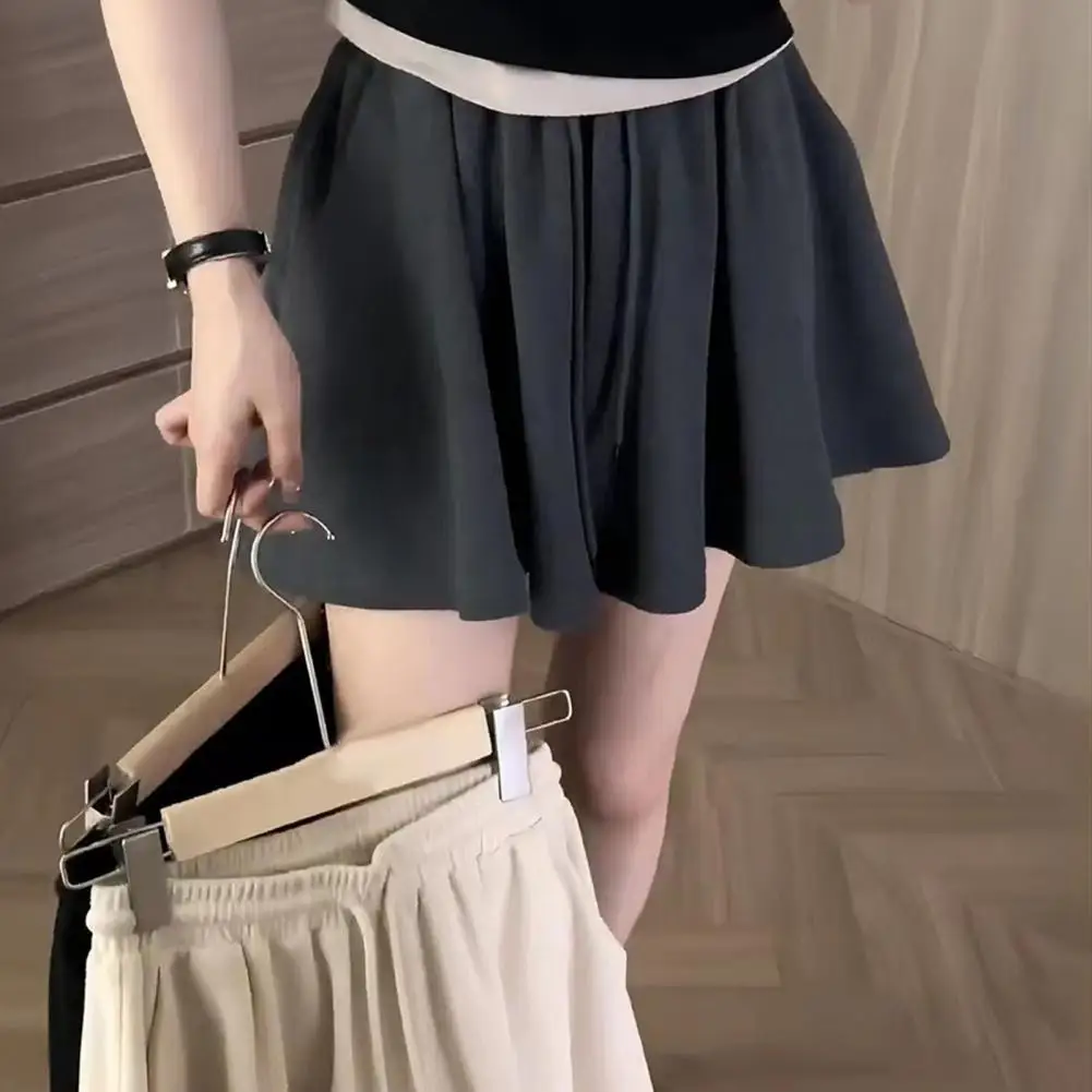Women Sporty Shorts Soft Breathable Women's Drawstring Shorts A-line High Waist Above Knee Length Casual Shorts
Women Sporty Shorts Soft Breathable Women's Drawstring Shorts A-line High Waist Above Knee Length Casual Shorts