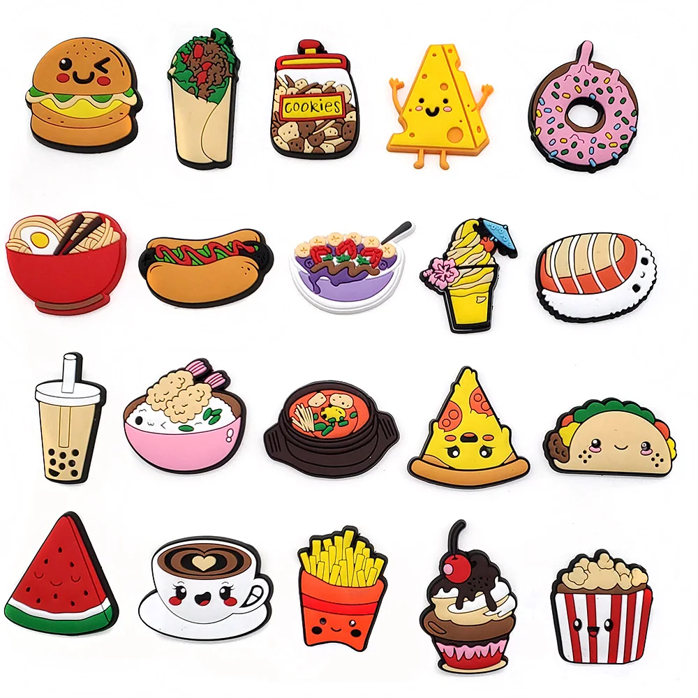 Cute Food Cartoon Hamburgers French Fries Shoe Charms Croc Shoe Buckle Shoe Charms Accessories JIBZ Buckle Decoration Kids Gift
Cute Food Cartoon Hamburgers French Fries Shoe Charms Croc Shoe Buckle Shoe Charms Accessories JIBZ Buckle Decoration Kids Gift