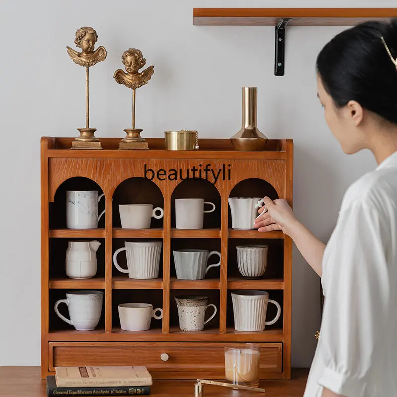 zqCup Holder Solid Wood Lattice Frame Storage Rack Household Living Room Desktop Cup Display Rack Storage Rack
zqCup Holder Solid Wood Lattice Frame Storage Rack Household Living Room Desktop Cup Display Rack Storage Rack