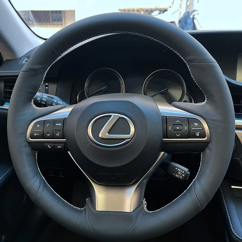 Оплетка на руль автомобиля из натуральной кожи, 100%, подходит для Lexus ES300h ES350 2016 2017 2018, аксессуары для интерьера автомобиля
Оплетка на руль автомобиля из натуральной кожи, 100%, подходит для Lexus ES300h ES350 2016 2017 2018, аксессуары для интерьера автомобиля