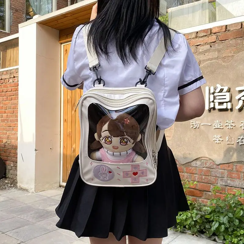 MBTI Korean Style Womens Shoulder Bag Fashion Designer Ita Bag Transparent Cute Pu Leather Female Kawaii Square Crossbody Bags
MBTI Korean Style Womens Shoulder Bag Fashion Designer Ita Bag Transparent Cute Pu Leather Female Kawaii Square Crossbody Bags