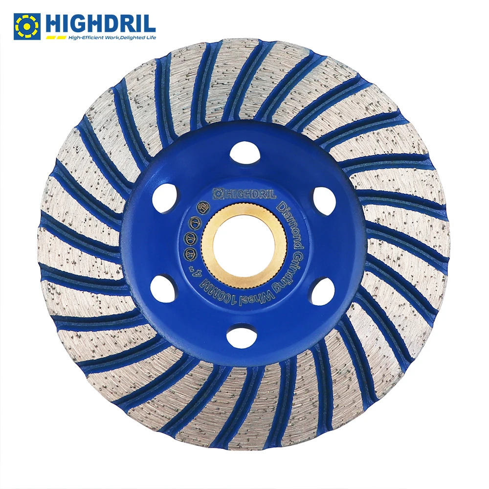 HIGHDRIL 1pc Dia100mm/4inch Diamond Turbo Grinding Wheel Polishing Abrasivel Disc For Concret Granite Masonry Sintered Disc
HIGHDRIL 1pc Dia100mm/4inch Diamond Turbo Grinding Wheel Polishing Abrasivel Disc For Concret Granite Masonry Sintered Disc