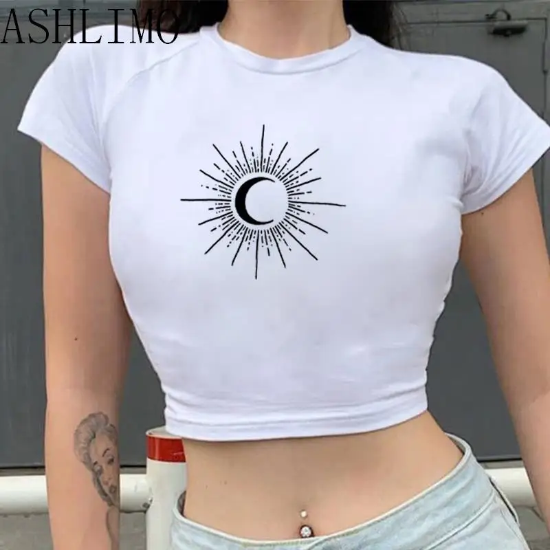 Magic Moon T Shirt Women European American Style Corset Vintage Casual Y2k Navel Tank Tops Streetwear Crop Top Summer Tshirt Top
Magic Moon T Shirt Women European American Style Corset Vintage Casual Y2k Navel Tank Tops Streetwear Crop Top Summer Tshirt Top
