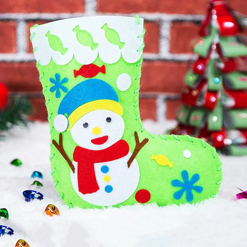 MOONBIFFY Детские рождественские носки из нетканого материала
MOONBIFFY Детские рождественские носки из нетканого материала