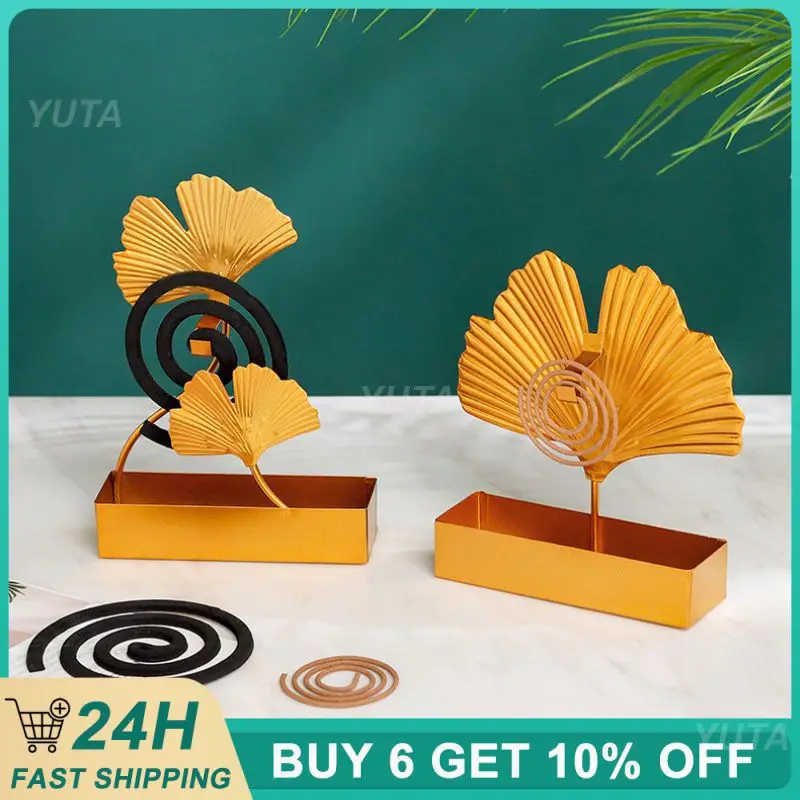 Ginkgo Leaf Mosquito Coil Holder Wrought Iron Fireproof Repellent Rack Portable Hanging Mosquito Coil Shelf Anti-mosquito Supply
Ginkgo Leaf Mosquito Coil Holder Wrought Iron Fireproof Repellent Rack Portable Hanging Mosquito Coil Shelf Anti-mosquito Supply