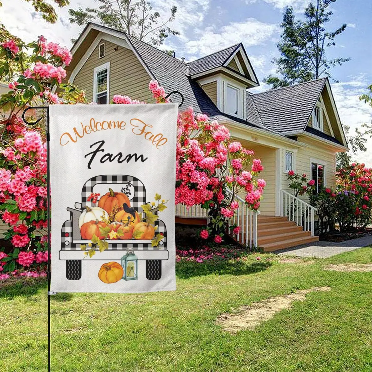 Texupday Welcome Fall Farm Pumpkin Old Truck Double Sided Burlap Garden Flag Outdoor Yard Flag Garden Flag,Double-Sided Flag
Texupday Welcome Fall Farm Pumpkin Old Truck Double Sided Burlap Garden Flag Outdoor Yard Flag Garden Flag,Double-Sided Flag
