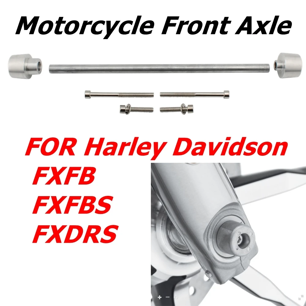 Motorcycle Front Axle front wheel axle Installation Kit FOR Harley Davidson FXFB and FXFBS 18-21 FXDRS 19-21
Motorcycle Front Axle front wheel axle Installation Kit FOR Harley Davidson FXFB and FXFBS 18-21 FXDRS 19-21