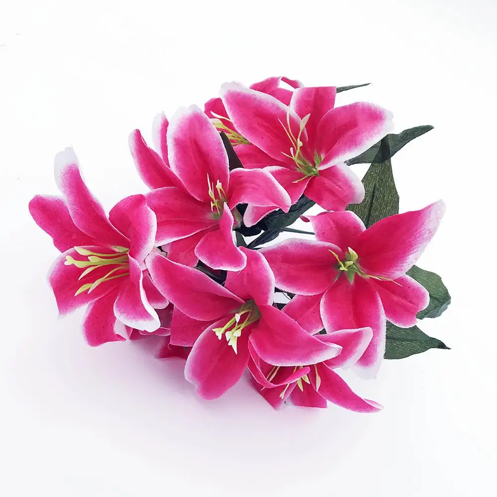 1 Pcs Artificial Flower 45cm Stargazer Lillies 10 Head Flower Spray Bunch Lily Decor For Home Party Decoration
1 Pcs Artificial Flower 45cm Stargazer Lillies 10 Head Flower Spray Bunch Lily Decor For Home Party Decoration
