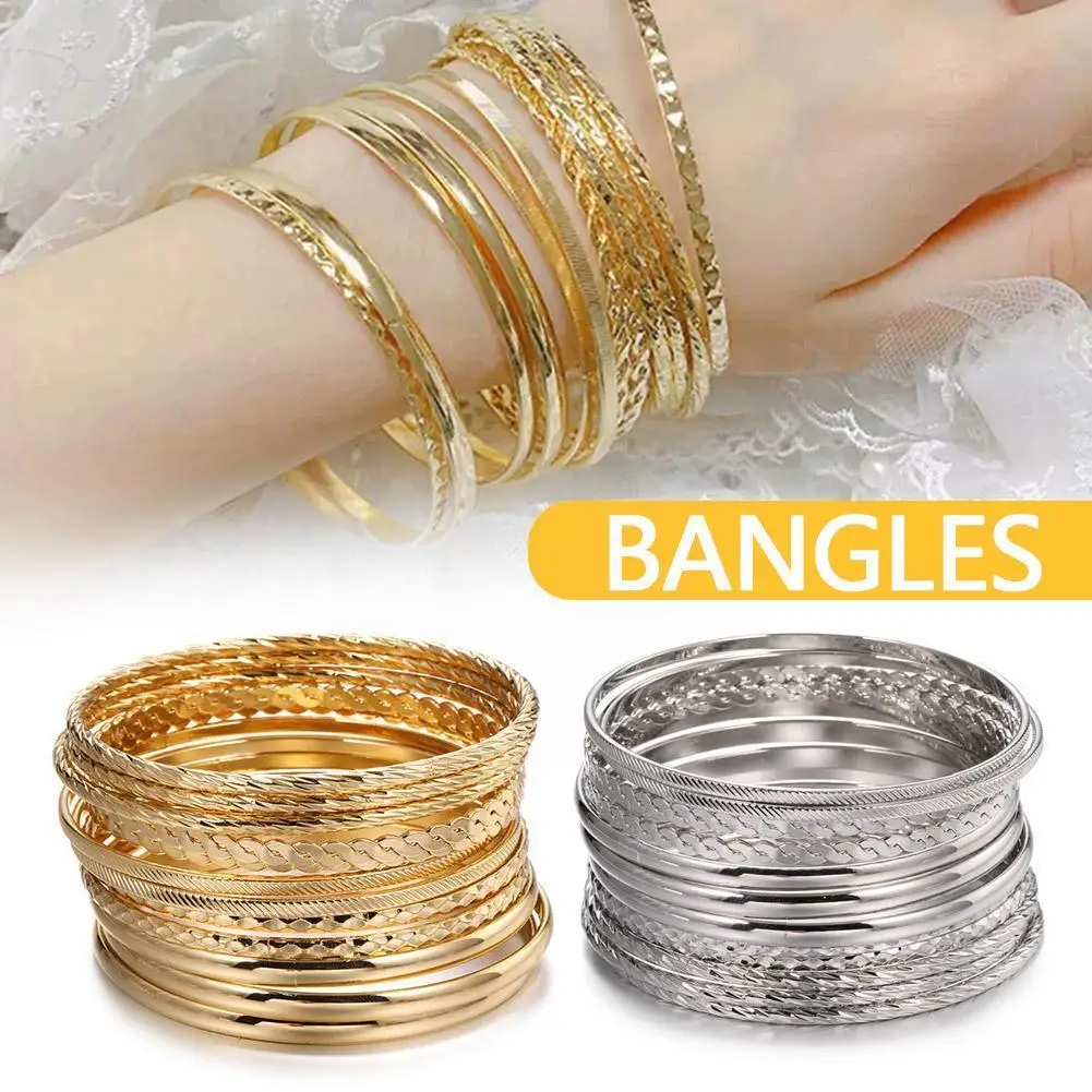 

Trendy Round Circular Cuff Bangle Bracelets For Women Elegant Stainless Steel Metal Bracelets Bohemian Jewelry Armband Fash K7L3