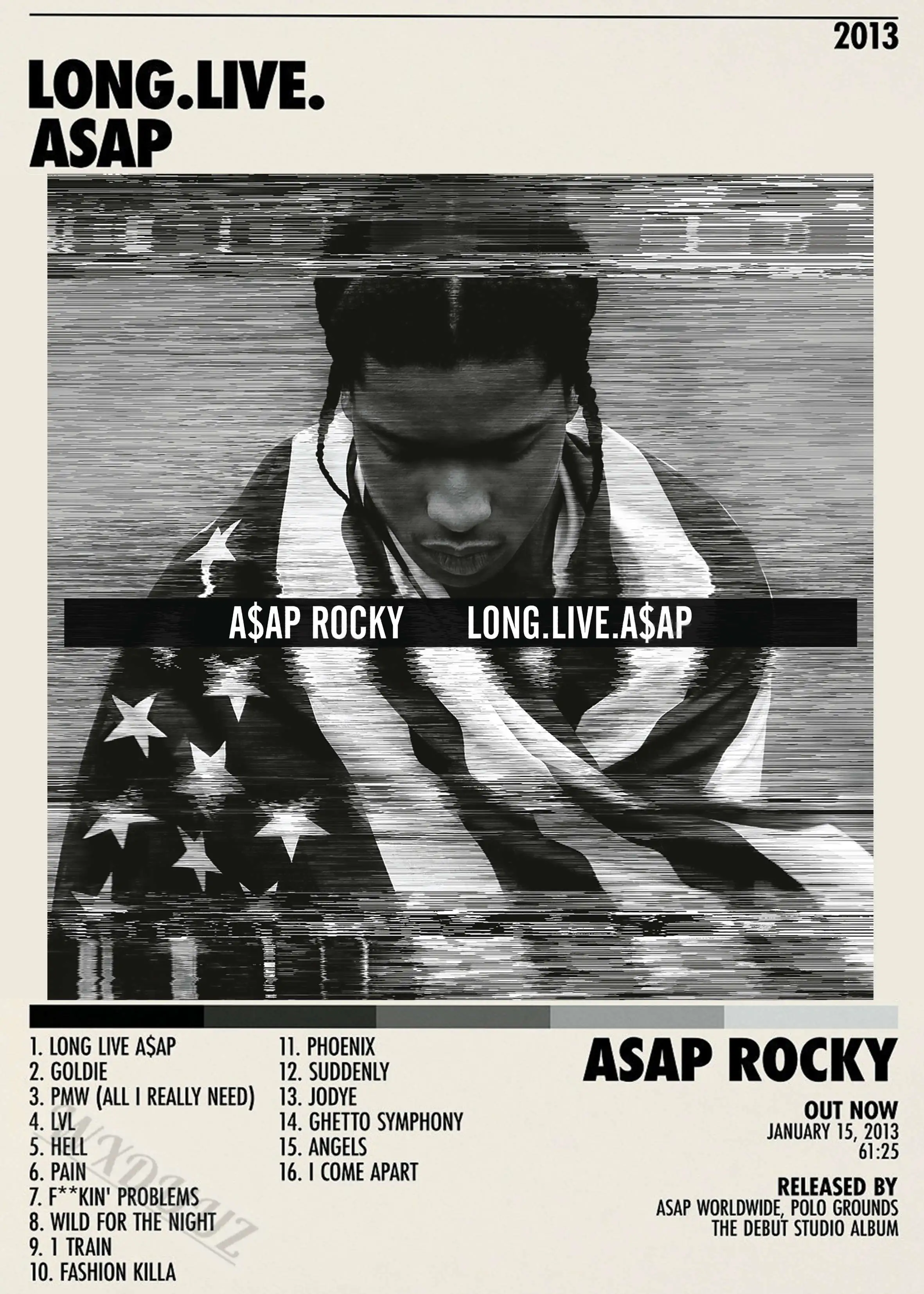 Музыкальный плакат Star Hot ASAP ROCKY KENDRICK LAMAR 80S
Музыкальный плакат Star Hot ASAP ROCKY KENDRICK LAMAR 80S
