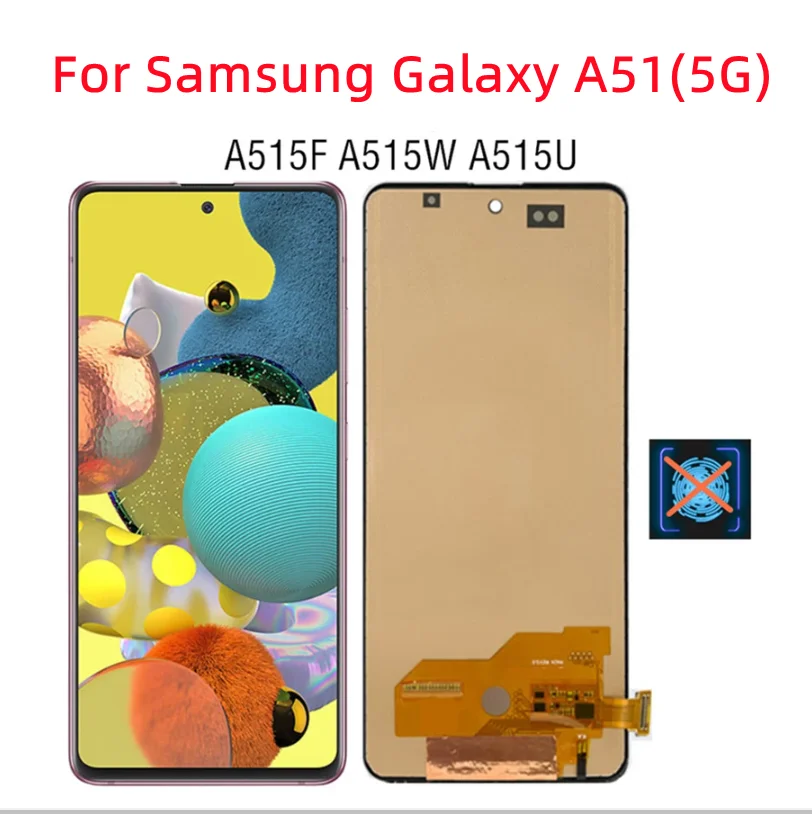 

ЖК-дисплей TFT для Samsung Galaxy A51, ЖК-дисплей с сенсорным экраном, сменный экран для Galaxy A51 A515F A515W A515U