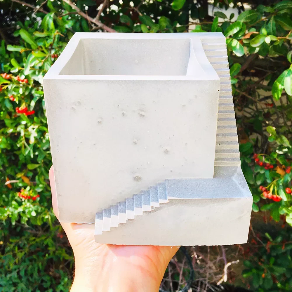 Ladder Flower Pot Mold for Succulent Plant Pot Concrete Clay Silicone Molds Handmade Craft Cement Gypsum Resin Mould Home Decor
Ladder Flower Pot Mold for Succulent Plant Pot Concrete Clay Silicone Molds Handmade Craft Cement Gypsum Resin Mould Home Decor