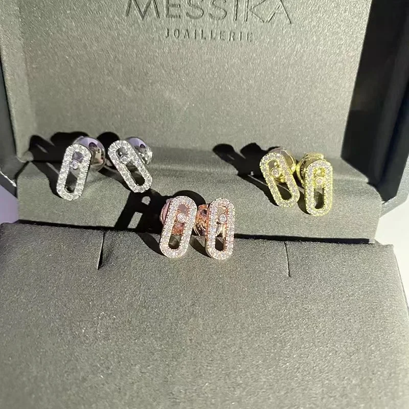 Original Brand Mesica High Quality 925 Sterling Silver Event Bead Zircon Stud Earrings for Christmas Valentine's Day Luxury Gift
Original Brand Mesica High Quality 925 Sterling Silver Event Bead Zircon Stud Earrings for Christmas Valentine's Day Luxury Gift