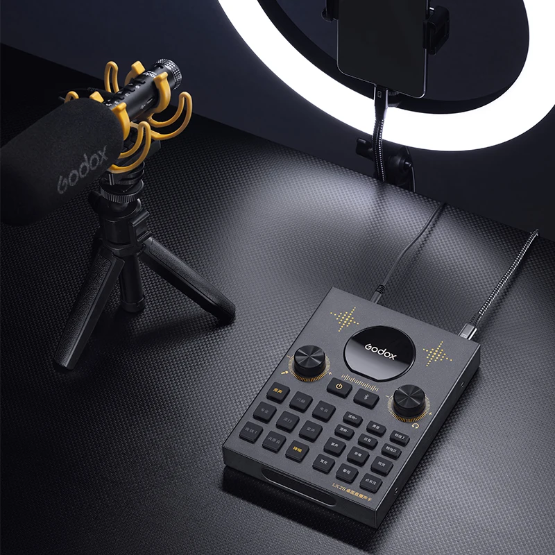Внешняя звуковая карта GODOX LK2S, USB микрофон для записи в реальном времени, студийное оборудование
Внешняя звуковая карта GODOX LK2S, USB микрофон для записи в реальном времени, студийное оборудование