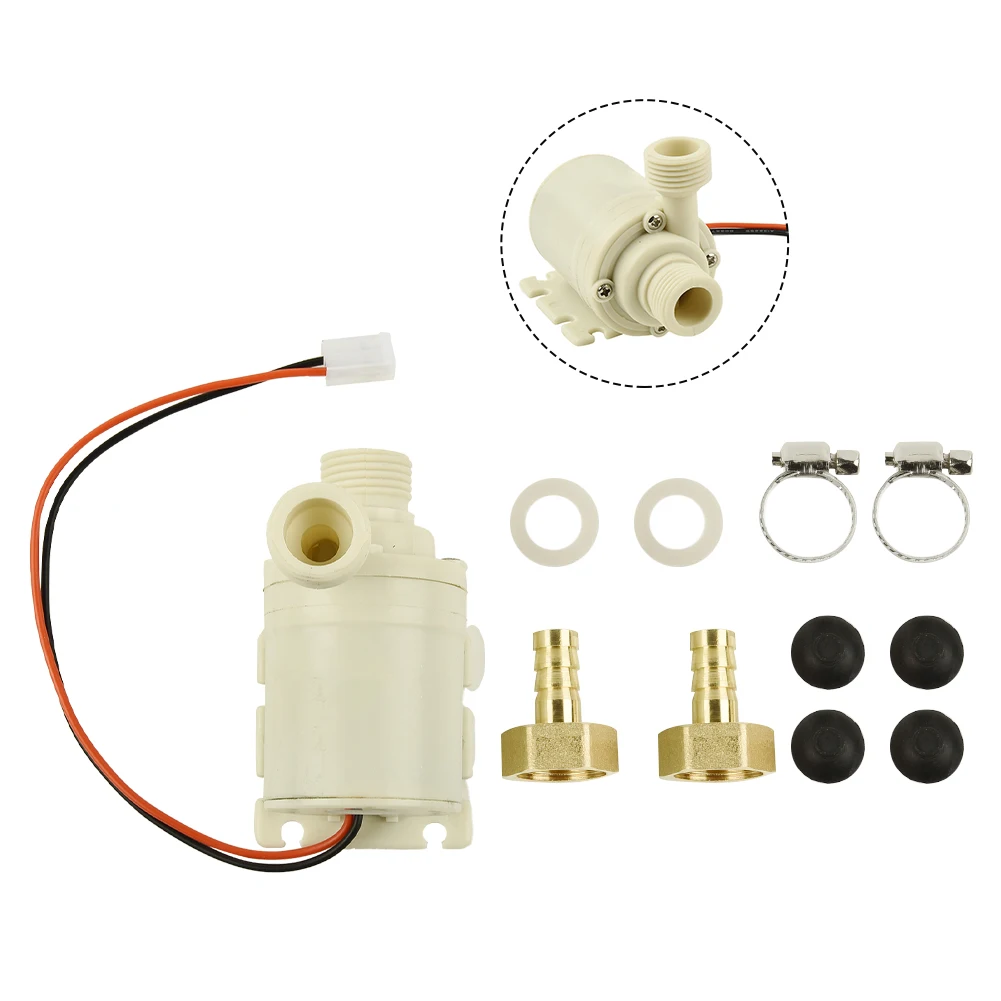 Brass Coupler Pump Low Noise 12V DC Brushless Motor Engineering Plastic Hot/Cooling Water Circulation Accessories
Brass Coupler Pump Low Noise 12V DC Brushless Motor Engineering Plastic Hot/Cooling Water Circulation Accessories