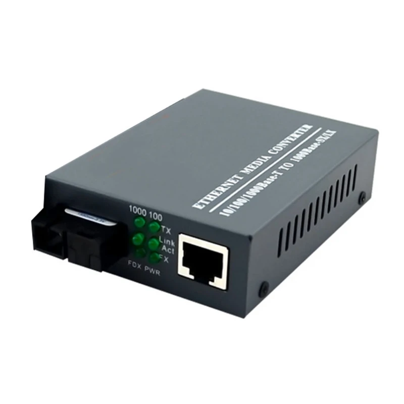 HTB-GS-03 A/B Mini Gigabit Fiber Media Converter SC Fiber Single-Mode Built-in Fiber Module Up to 20km Durable
HTB-GS-03 A/B Mini Gigabit Fiber Media Converter SC Fiber Single-Mode Built-in Fiber Module Up to 20km Durable