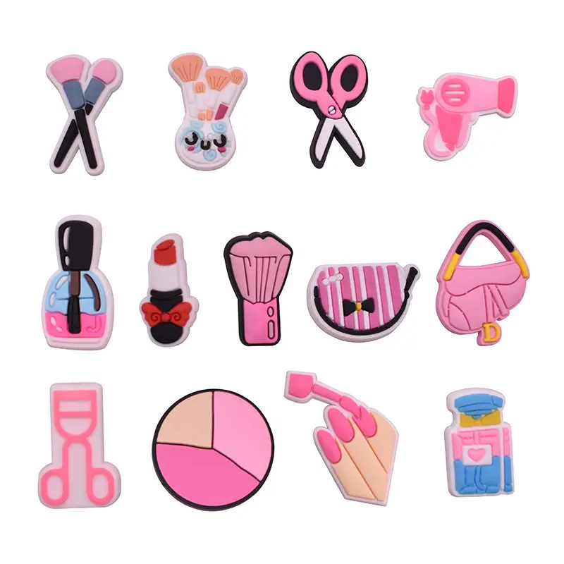 1pcs Shoe Charms Lipstick Brush Cosmetics Croc Charms Shoe Accessories Decoration Fit Croc Jibz Wristbands Kids Gift
1pcs Shoe Charms Lipstick Brush Cosmetics Croc Charms Shoe Accessories Decoration Fit Croc Jibz Wristbands Kids Gift