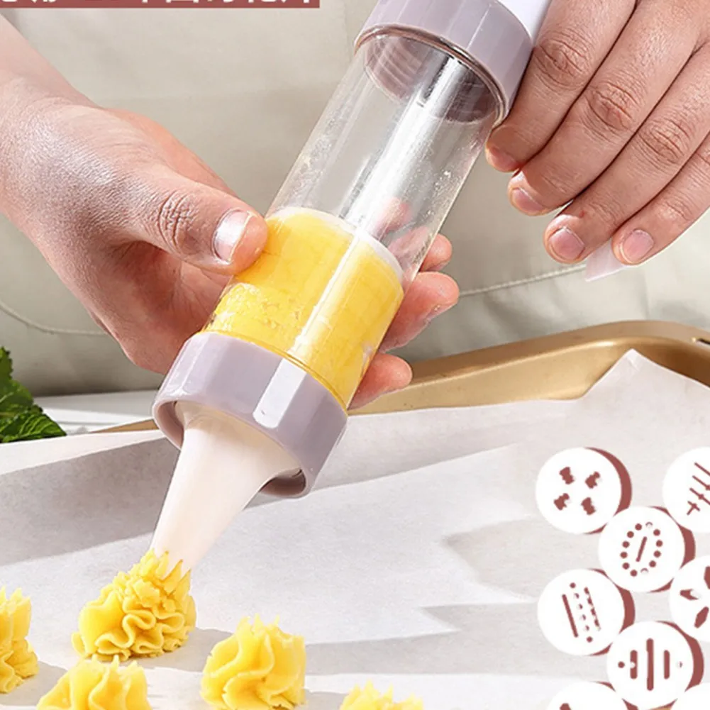 1 Set Cookie Press Cookie Mold DIY Pastry Syringe Extruder Nozzles Biscuits Cookie Press Maker Dessert Decoration Supply
1 Set Cookie Press Cookie Mold DIY Pastry Syringe Extruder Nozzles Biscuits Cookie Press Maker Dessert Decoration Supply