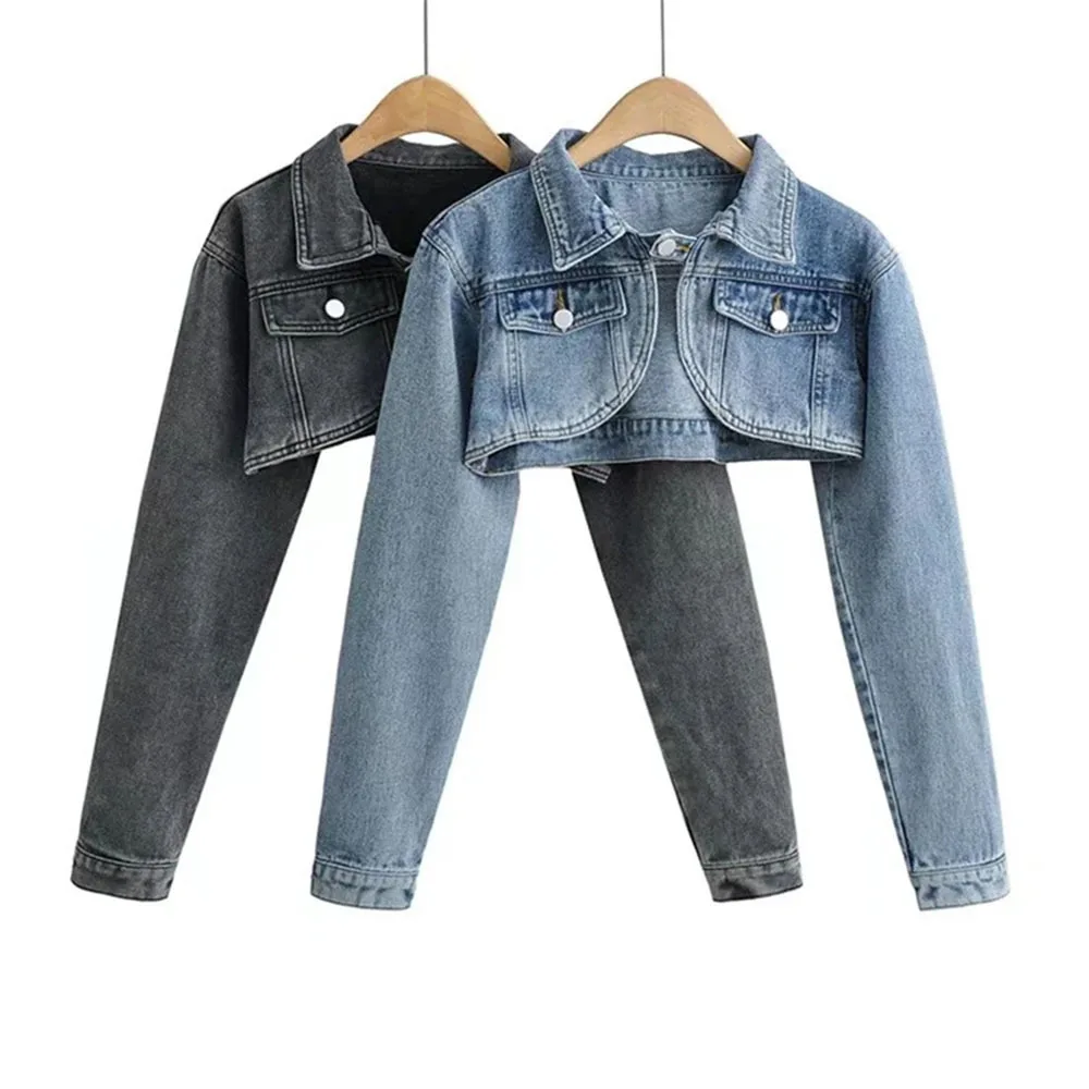 Sexy Hot Girl Short Denim Jacket Women Autumn 2022 Street Casual Jean Outwear Female Fashion Crop Top High Waist Ladies Overcoat
Sexy Hot Girl Short Denim Jacket Women Autumn 2022 Street Casual Jean Outwear Female Fashion Crop Top High Waist Ladies Overcoat