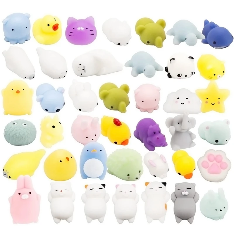 Random 30 Pcs Cute Animal Mochi Squishy, Kawaii Mini Soft Squeeze Toy,Fidget Hand Toy for Kids Gift,Stress Relief,Decoration, 30
Random 30 Pcs Cute Animal Mochi Squishy, Kawaii Mini Soft Squeeze Toy,Fidget Hand Toy for Kids Gift,Stress Relief,Decoration, 30