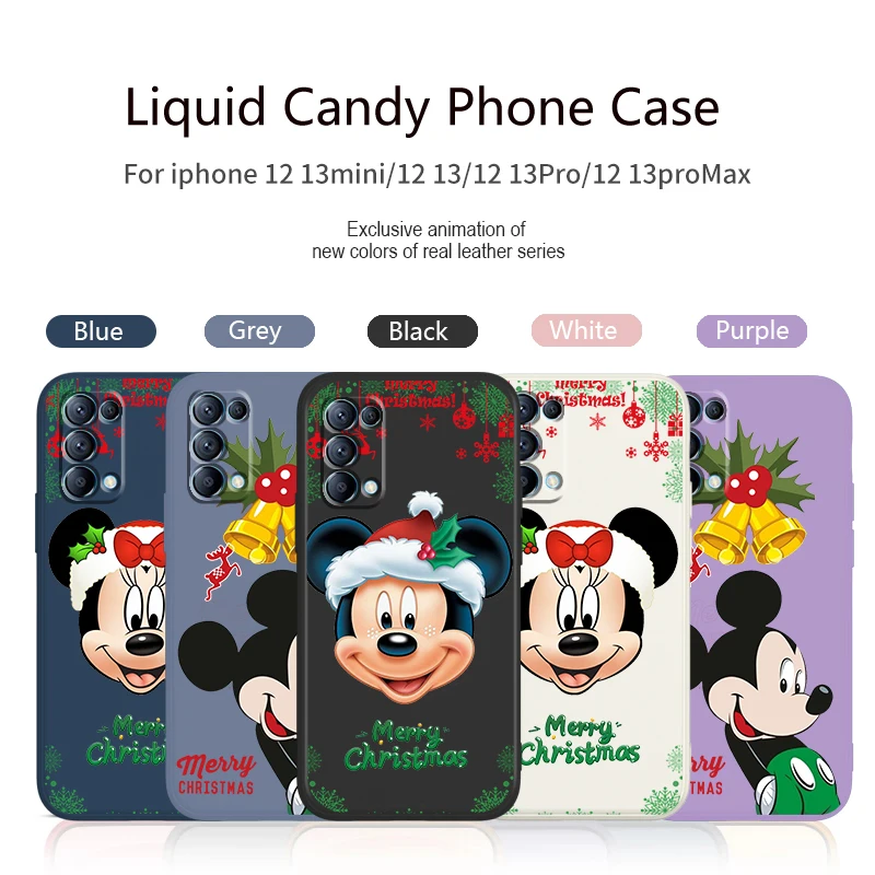 Christmas Mickey Couple Phone Case For OPPO Find X5 X3 X2 neo Pro Lite A5 A9 2020 A53S 4G 5G Liquid Rope Candy Color Cover Funda
Christmas Mickey Couple Phone Case For OPPO Find X5 X3 X2 neo Pro Lite A5 A9 2020 A53S 4G 5G Liquid Rope Candy Color Cover Funda
