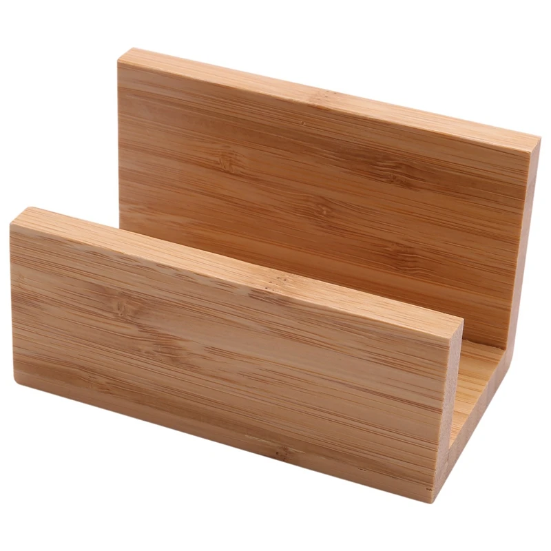 Bamboo Wood Desktop Business Card Holder For Desk Sturdy Business Card Display Stand For Office Suitable For Men Women
Bamboo Wood Desktop Business Card Holder For Desk Sturdy Business Card Display Stand For Office Suitable For Men Women