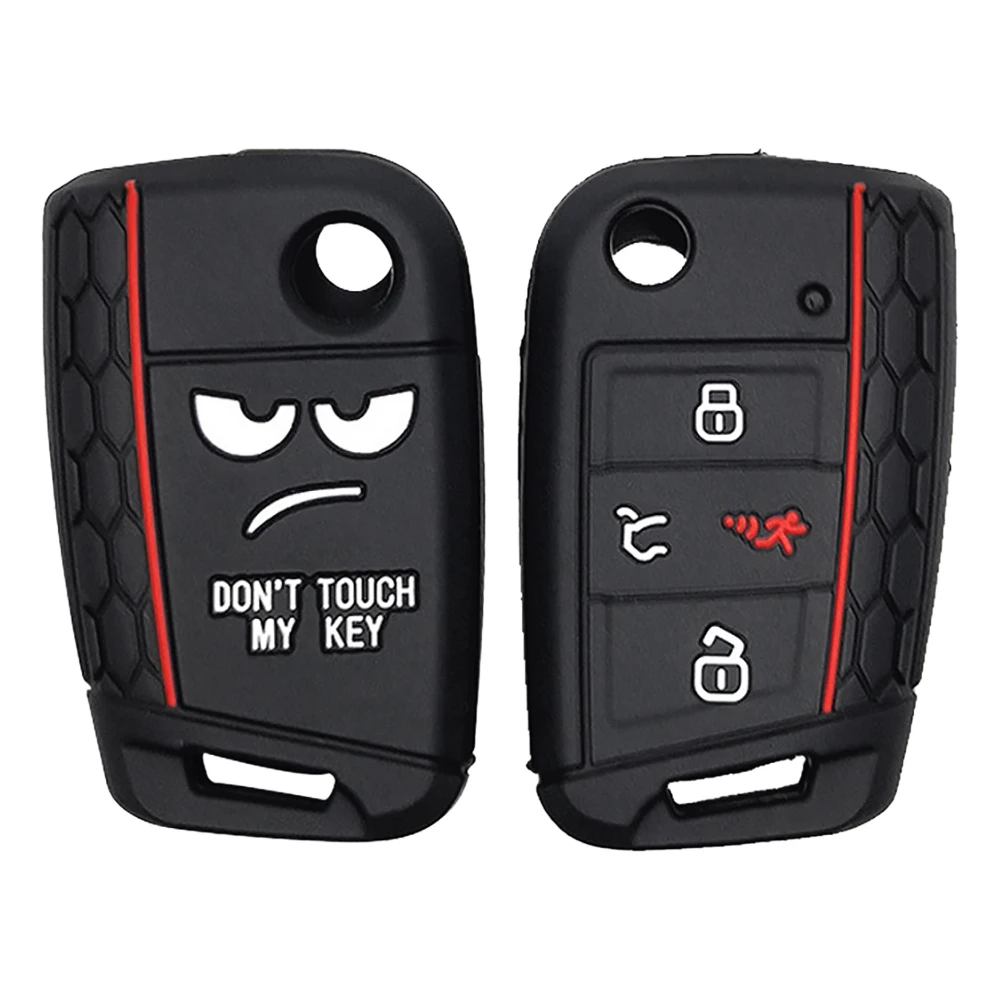 Silicone Key Case Cover For VW Polo Golf 7 Tiguan for Skoda Octavia Kodiaq Karoq for SEAT Ateca Leon Ibiza 2016 2017 2018 2019
Silicone Key Case Cover For VW Polo Golf 7 Tiguan for Skoda Octavia Kodiaq Karoq for SEAT Ateca Leon Ibiza 2016 2017 2018 2019