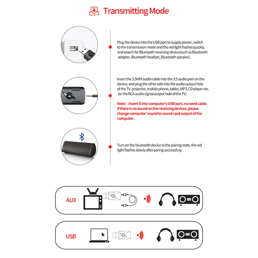 1 шт. Bluetooth 5,0 аудио передатчик/приемник 4 в 1 USB Bluetooth 5,0 беспроводной передатчик приемник 3,5 мм адаптер AUX
1 шт. Bluetooth 5,0 аудио передатчик/приемник 4 в 1 USB Bluetooth 5,0 беспроводной передатчик приемник 3,5 мм адаптер AUX