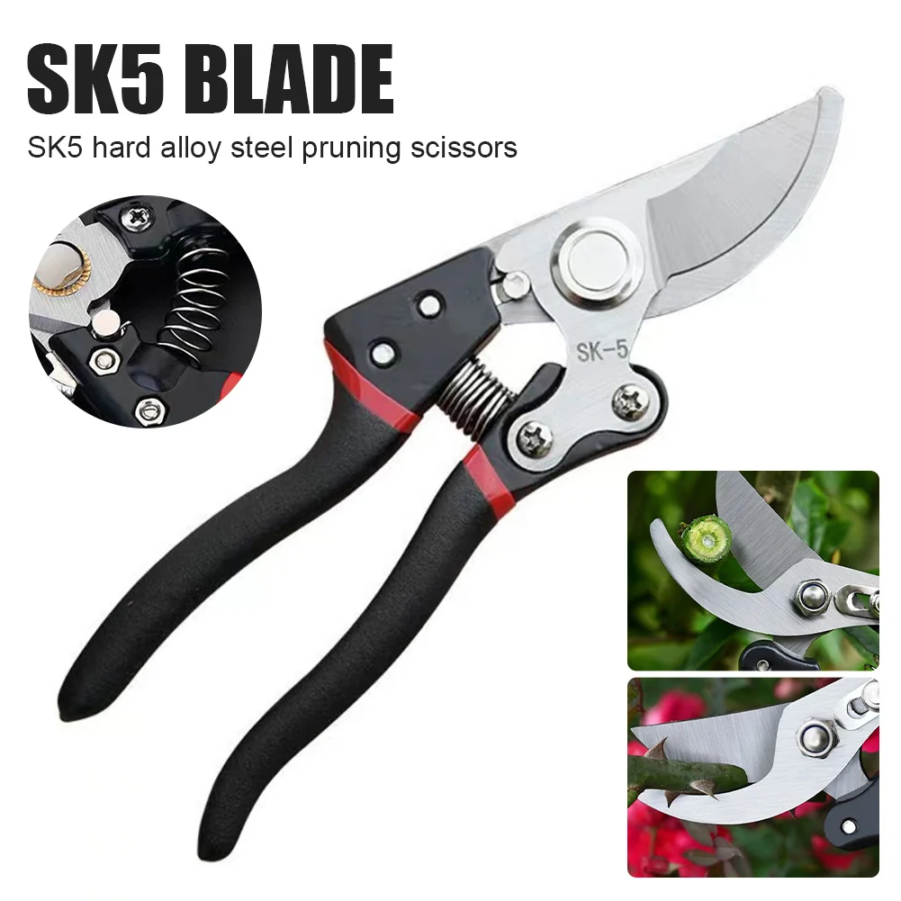 Garden Pruner Shears SK5 Blade Pruning Scissors Horticulture Garden Tools SK5 Steel Blade Labor-saving Scissors Garden Pruners
Garden Pruner Shears SK5 Blade Pruning Scissors Horticulture Garden Tools SK5 Steel Blade Labor-saving Scissors Garden Pruners