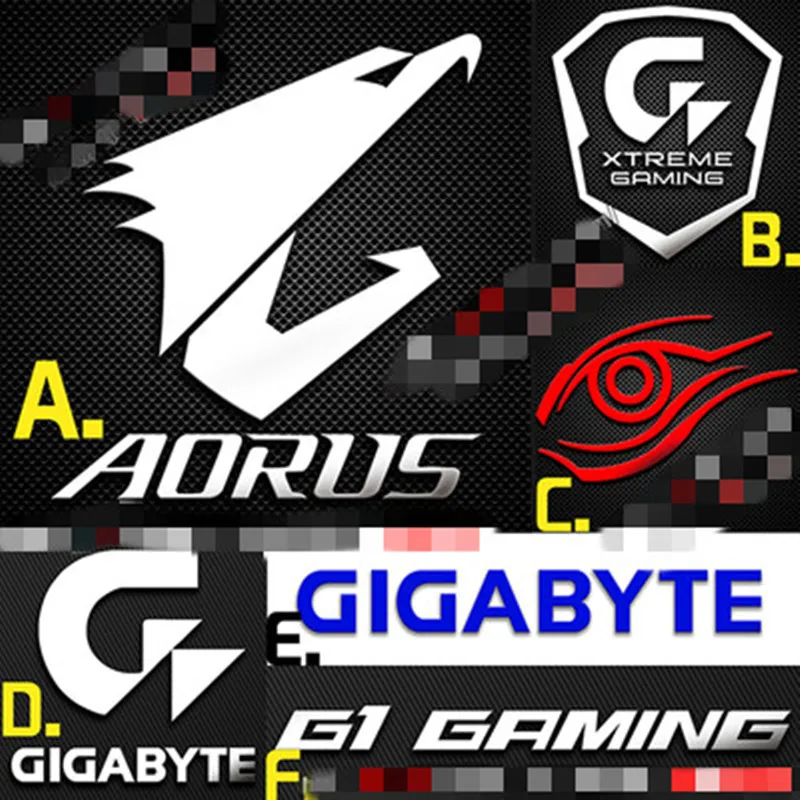 GIGABYTE AORUS G1 gaming Metal Logo Sticker For Laptop PC Tablet Desktop Computer Digital Personalized DIY Decoration
GIGABYTE AORUS G1 gaming Metal Logo Sticker For Laptop PC Tablet Desktop Computer Digital Personalized DIY Decoration