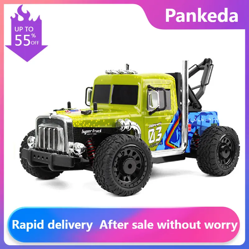 

1/16 4x4 Remote Control Car 20km/h 2.4G Radio Control Cars Off-Road High-speed Rc Truck Controle Remoto for Boys Christmas Toys