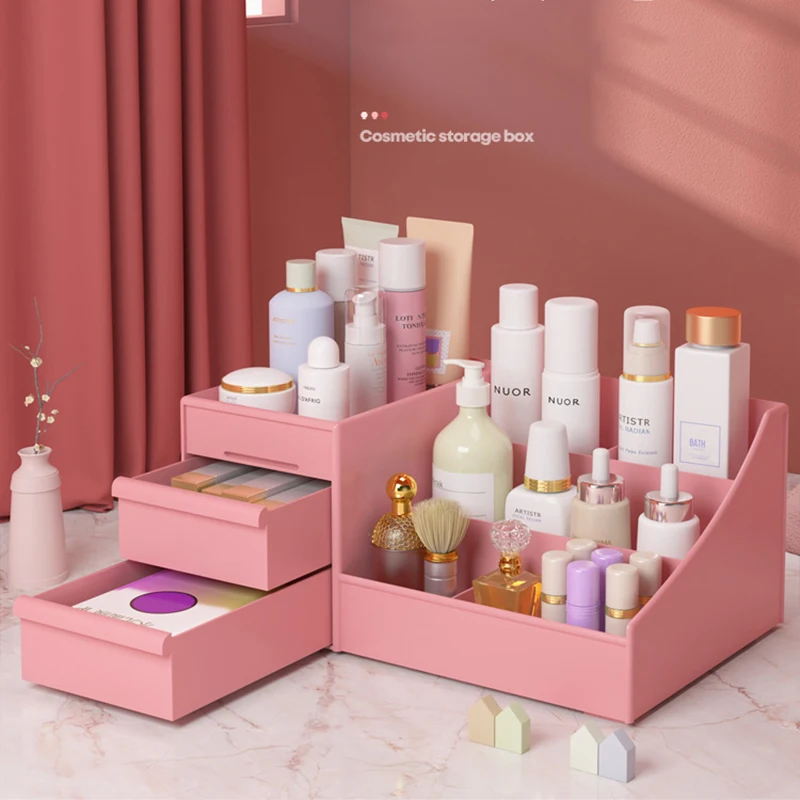 Large Capacity Cosmetic Storage Box Desktop Makeup Organizer for Cosmetic Jewelry Nail Polish Drawer Container
Large Capacity Cosmetic Storage Box Desktop Makeup Organizer for Cosmetic Jewelry Nail Polish Drawer Container