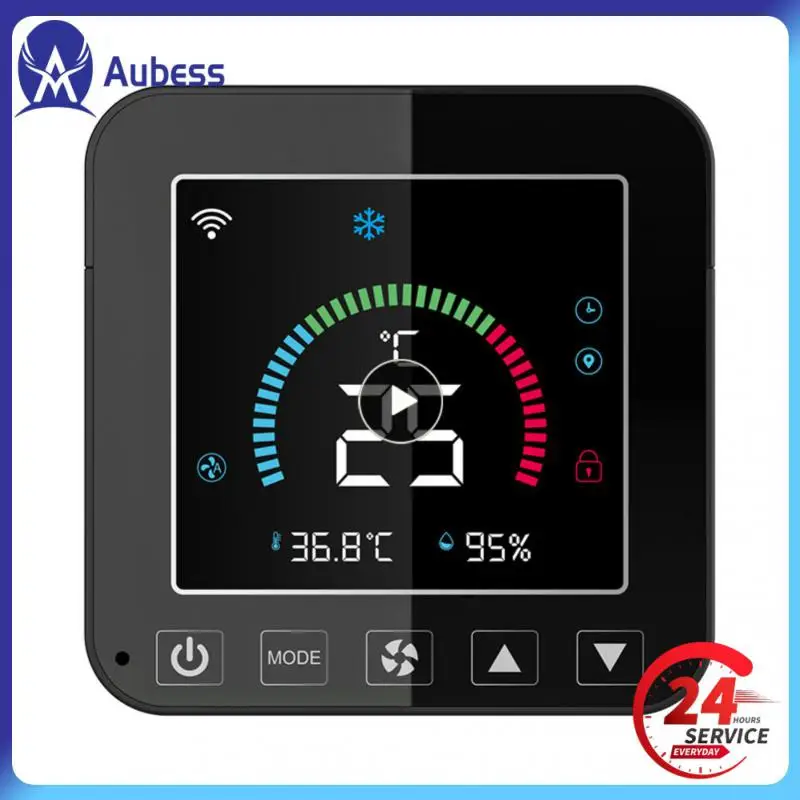 Wifi Temperature And Humidity Sensor Indoor Smart Thermostat Lcd Screen Display Intelligent Linkaged Tuya Voice Control
Wifi Temperature And Humidity Sensor Indoor Smart Thermostat Lcd Screen Display Intelligent Linkaged Tuya Voice Control
